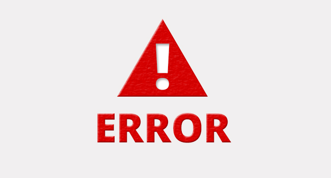 Klar Error Error